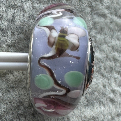 Charm De Cristal De Murano Abejas Pandora Vista Frontal