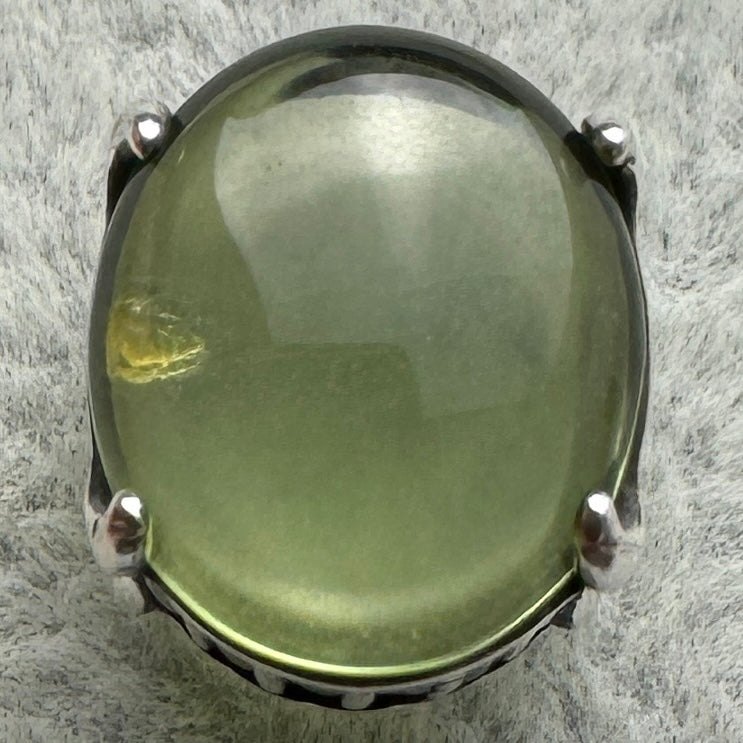 Charm De Cristal De Murano Verde Brillante Pandora Vista Desde Atrás