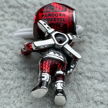 Charm Deadpool Marvel Pandora Vista Desde Atrás