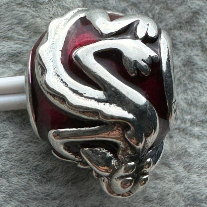 Charm Dragón Mushu Princesa Mulan Disney Pandora Vista Desde Atrás