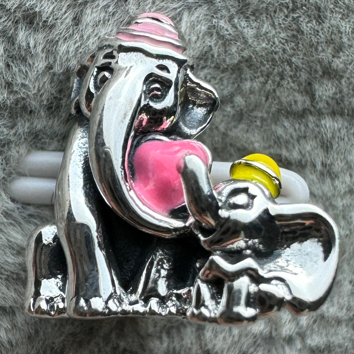 Charm Dumbo Y Mamá Disney Pandora Vista Frontal