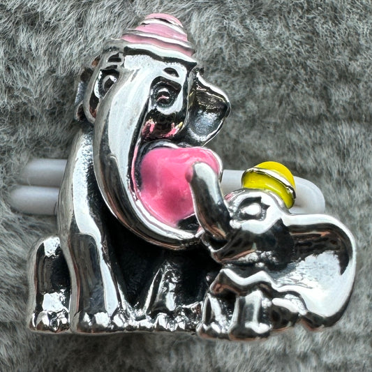 Charm Dumbo Y Mamá Disney Pandora Vista Frontal