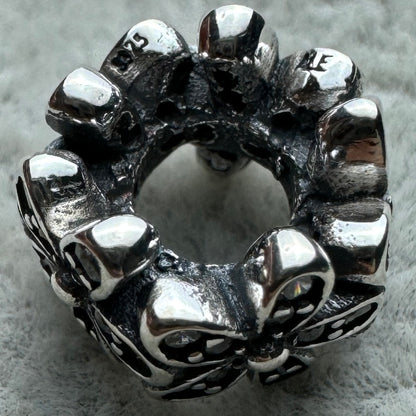 Charm Flores Brillantes Pandora Vista Lateral