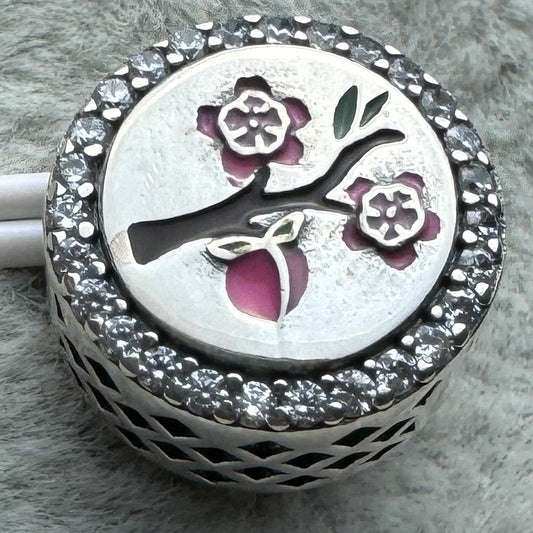 Charm Flores De Cerezo Pandora Vista Frontal