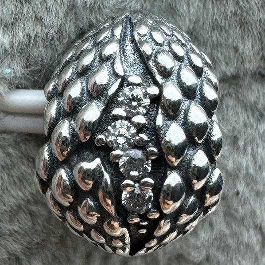 Charm Huevo De Dragón Brillante De Juego De Tronos Game Of Thrones Pandora Vista Frontal