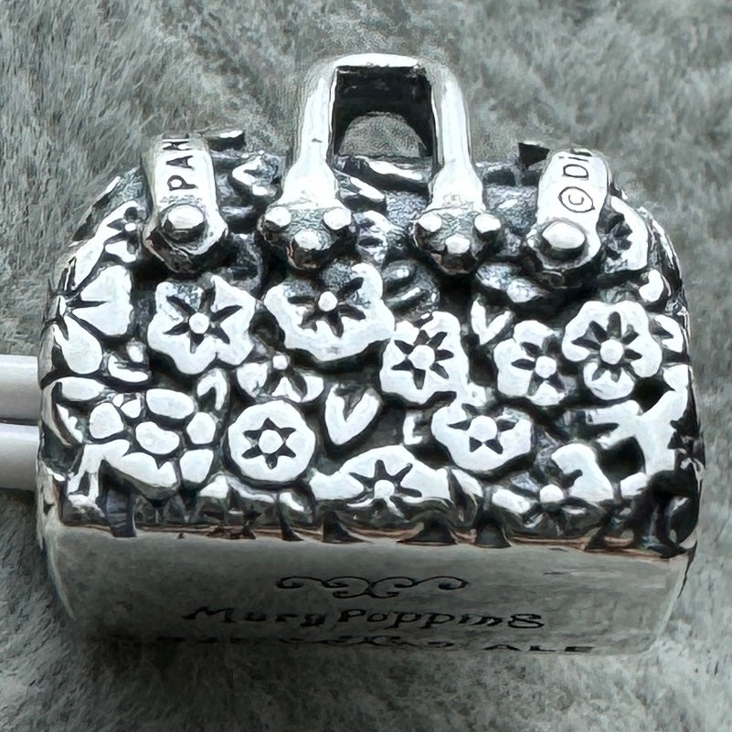 Charm Maleta Flores Mary Poppins Disney Pandora Vista Desde Atras