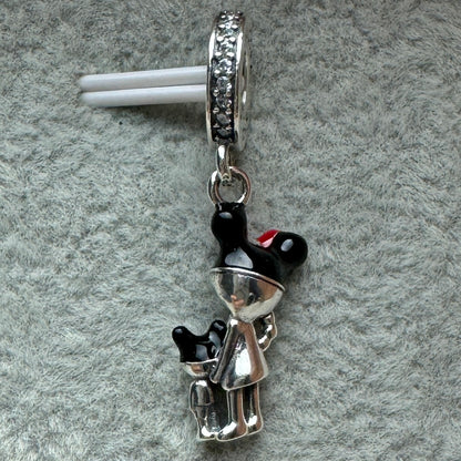 Charm Mamá E Hijo En Disney Parks Pandora Vista Desde Atrás