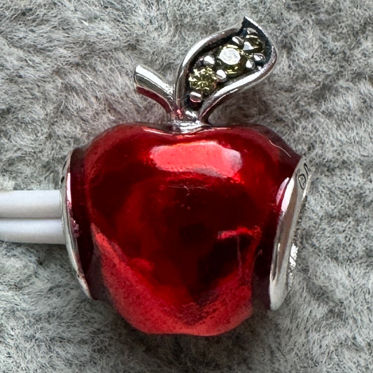 Charm Manzana Roja Princesa Blancanieves Disney Pandora Vista Frontal