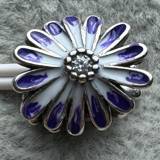 Charm Margarita Morada Pandora Vista Frontal