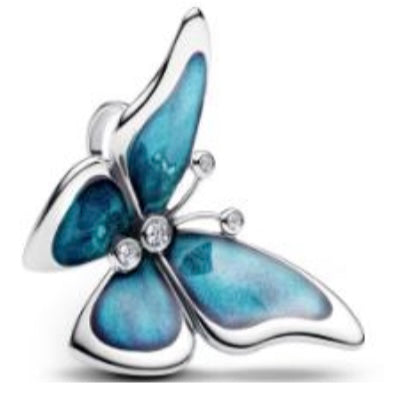 Charm Mariposa Grande Azul Pandora
