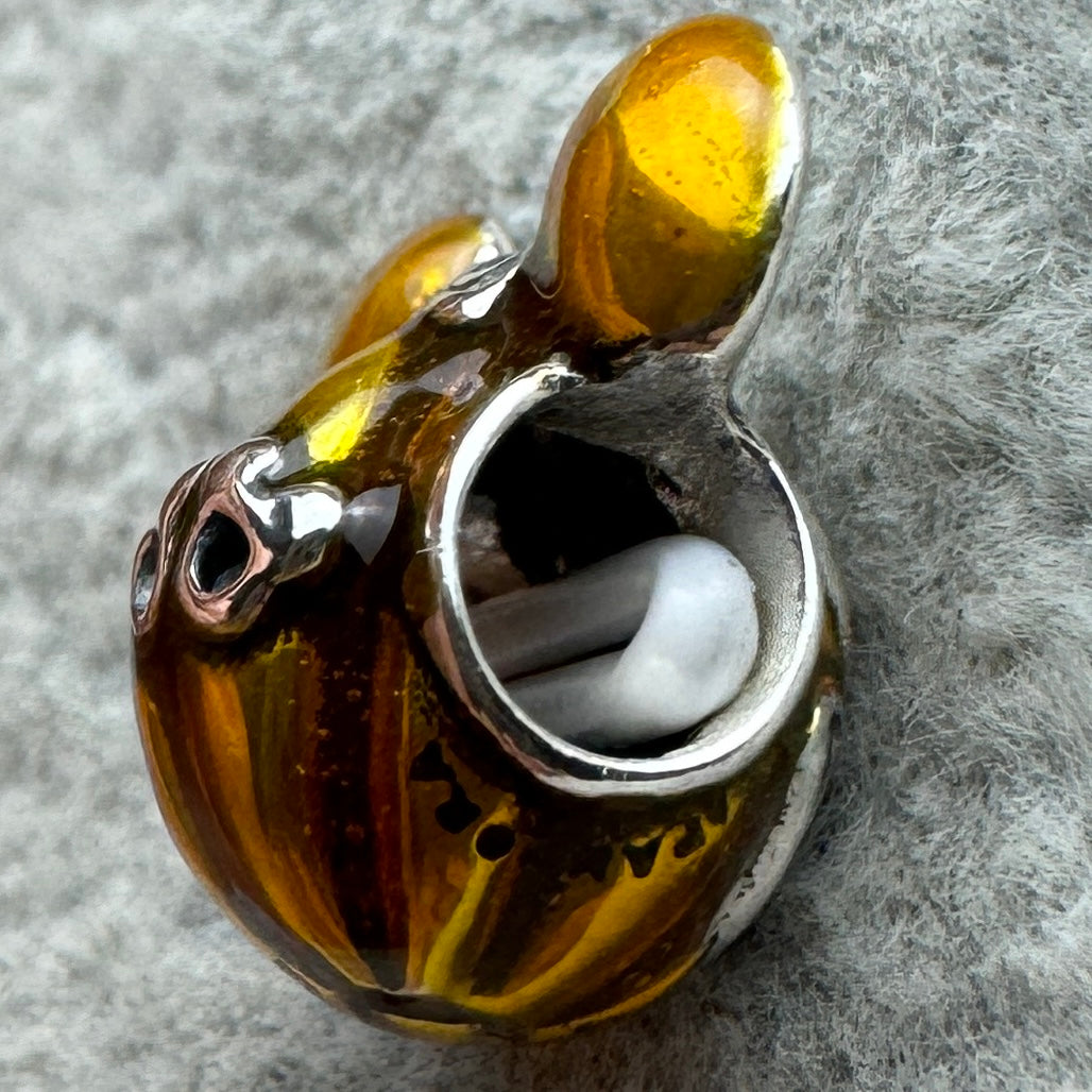 Charm Mickey Calabaza Disney Pandora Vista Del Costado