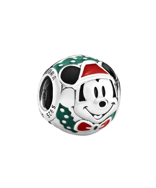 Charm Mickey Redondo Navidad Disney