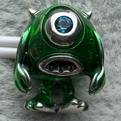 Charm Mike Wazowski De Monsters Inc. Disney Pandora Vista Frontal