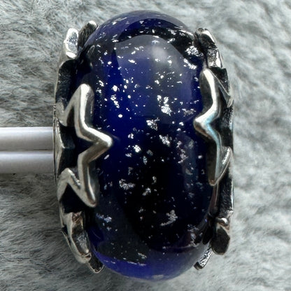 Charm Murano Galaxia Y Estrellas Pandora Vista Frontal