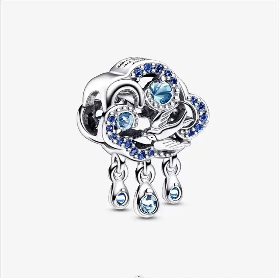 Charm Nube Y Golondrina Brillante Pandora