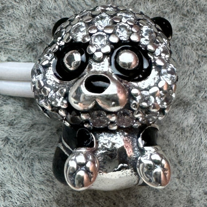 Charm Panda Brillante Pandora Vista Frontal