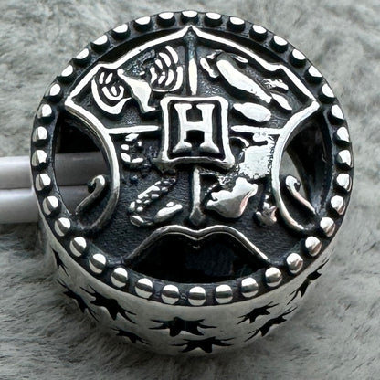 Charm Redondo Castillo Harry Potter Pandora Vista Desde Atrás