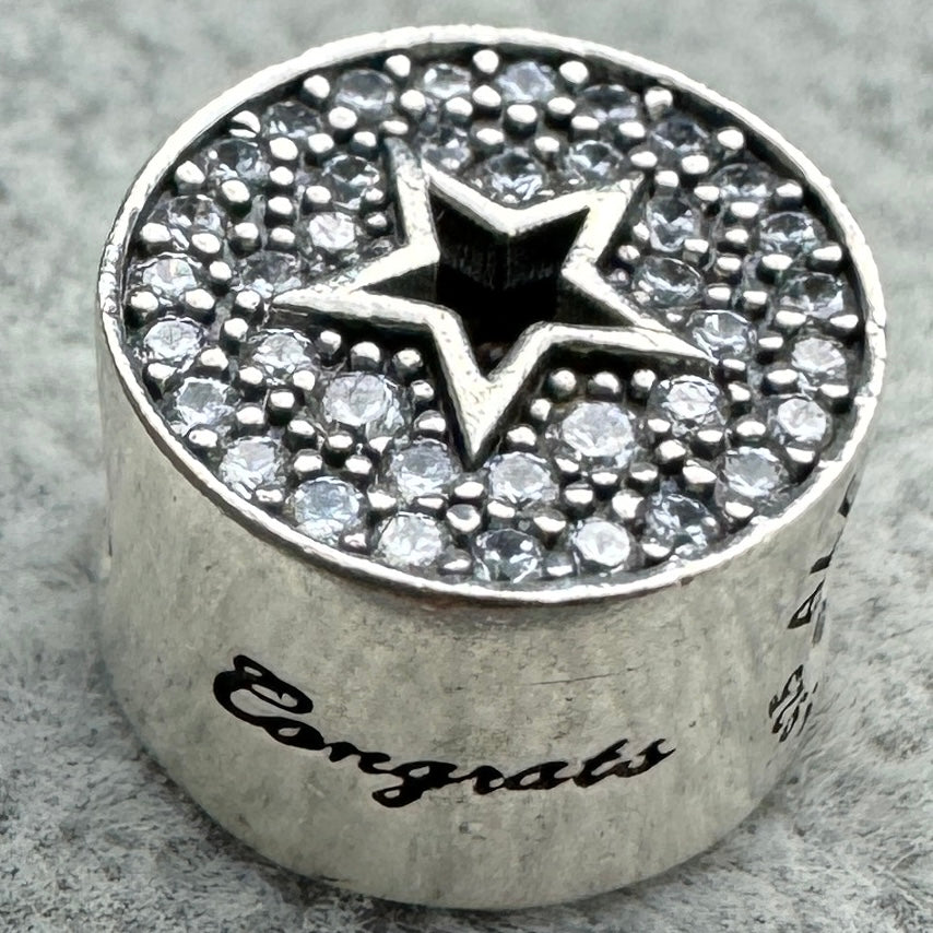 Charm Redondo Estrella Brillante Pandora 4