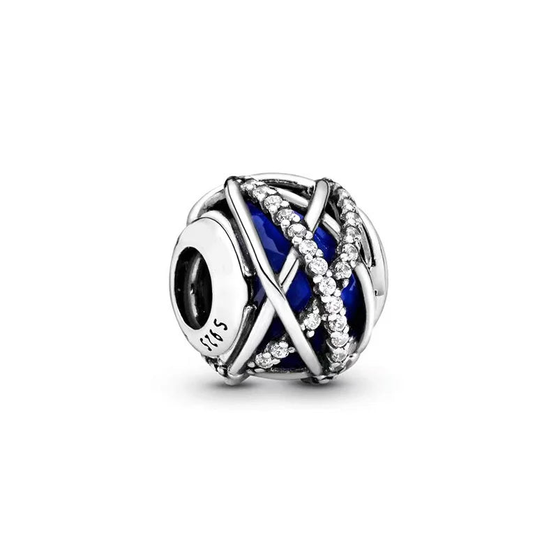 Charm Redondo Galaxia Azul Pandora
