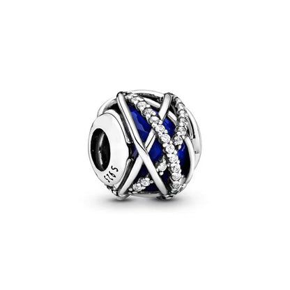 Charm Redondo Galaxia Azul Pandora