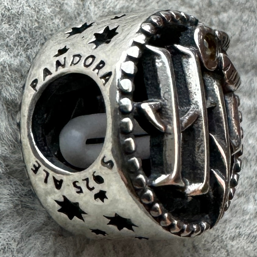 Charm Redondo Harry Potter Pandora Vista Del Costado