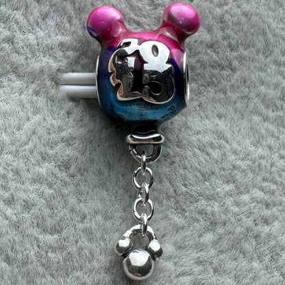 Charm Silueta Mickey Disney Parks Pandora Vista Desde Atrás