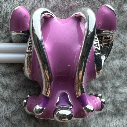 Charm Stitch Rosa Angela Disney Pandora Vista Desde Atrás