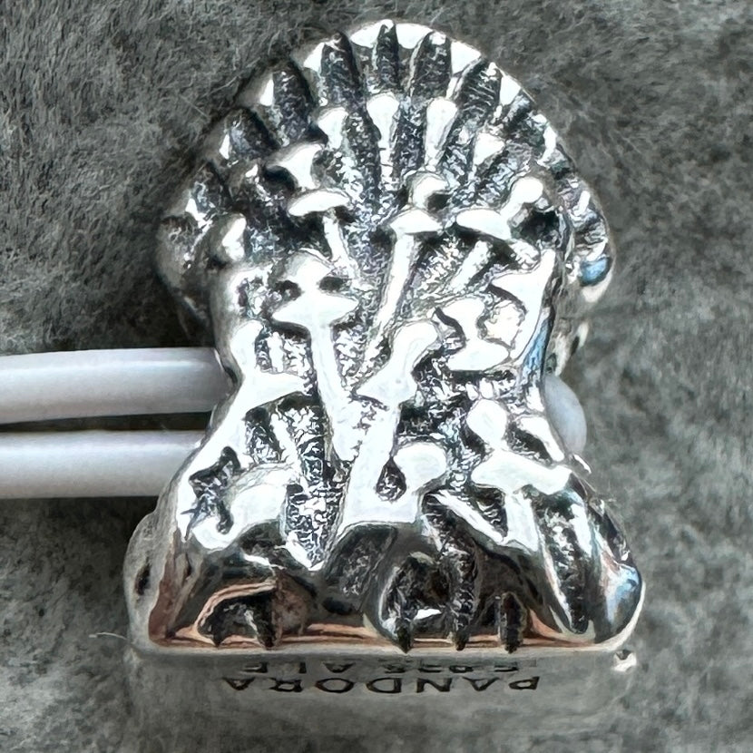 Charm Trono De Hierro De Juego De Tronos Game Of Thrones Pandora Vista Desde Atrás