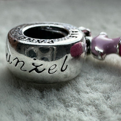 Charm Vestido Princesa Rapunzel Disney Pandora Vista Del Aro Donde Aparece Nombre