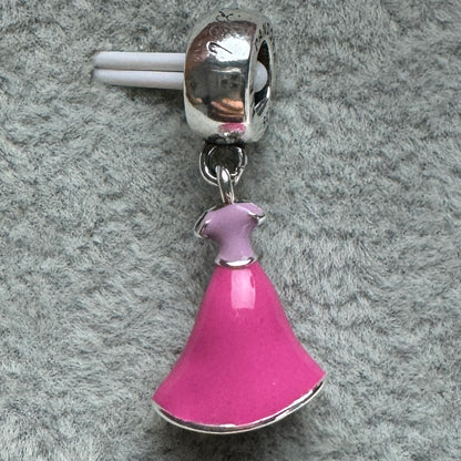 Charm Vestido Princesa Rapunzel Disney Pandora Vista Desde Atrás