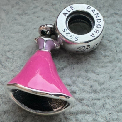 Charm Vestido Princesa Rapunzel Disney Pandora Vista Lateral
