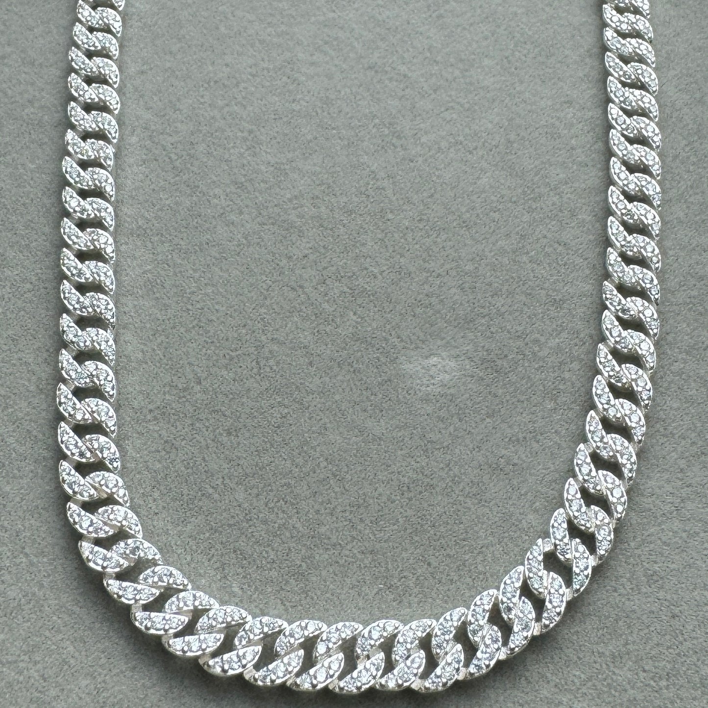 Collar Cubano Pandora Vista Mitad Frontal Parte Baja