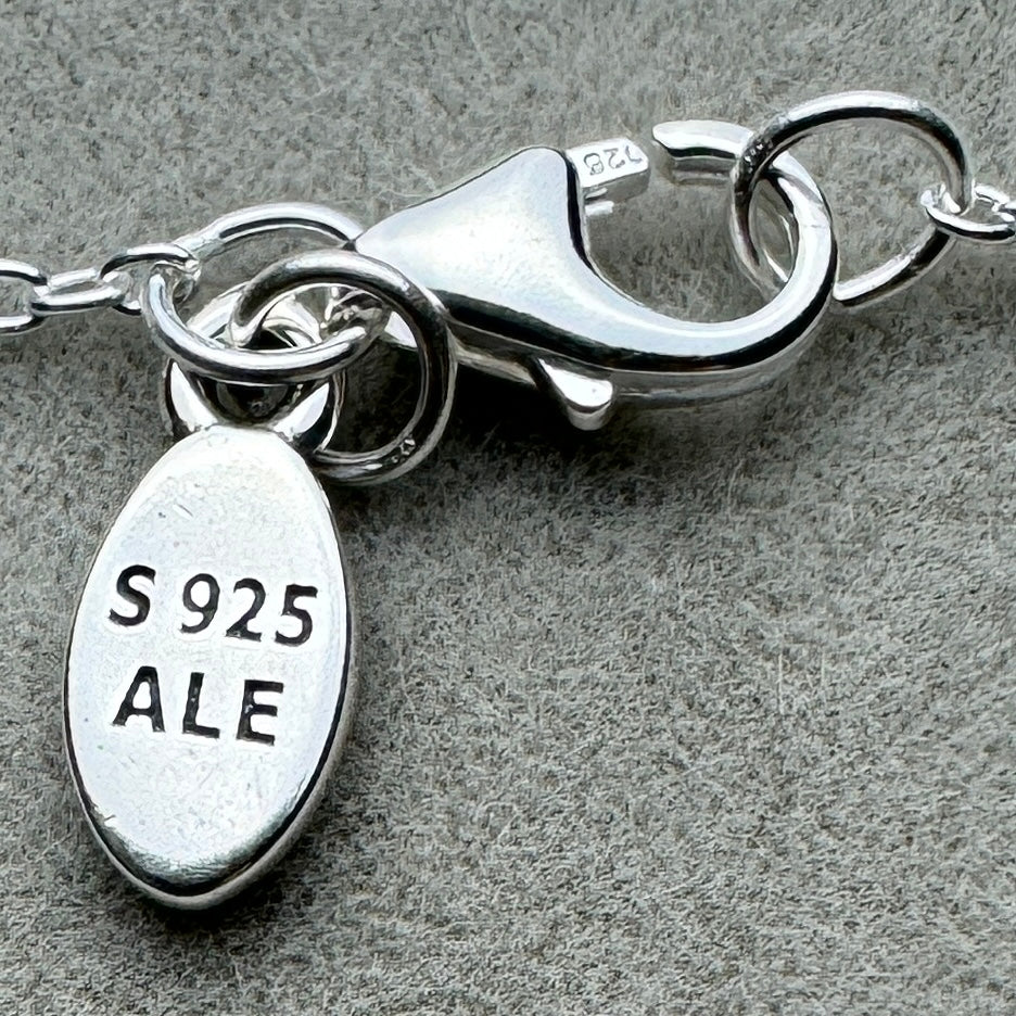 Collar Delgado 45 cm Pandora Vista Frontal Del Broche