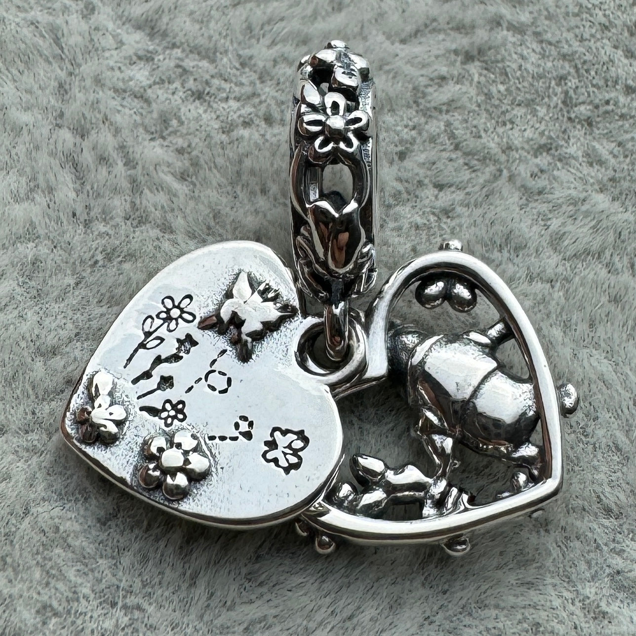 Charm Colgante Doble Winnieh Pooh y Piglet