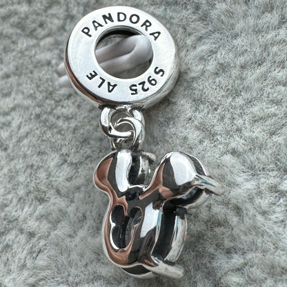 Charm Colgante Silueta Brillante Mickey Disney