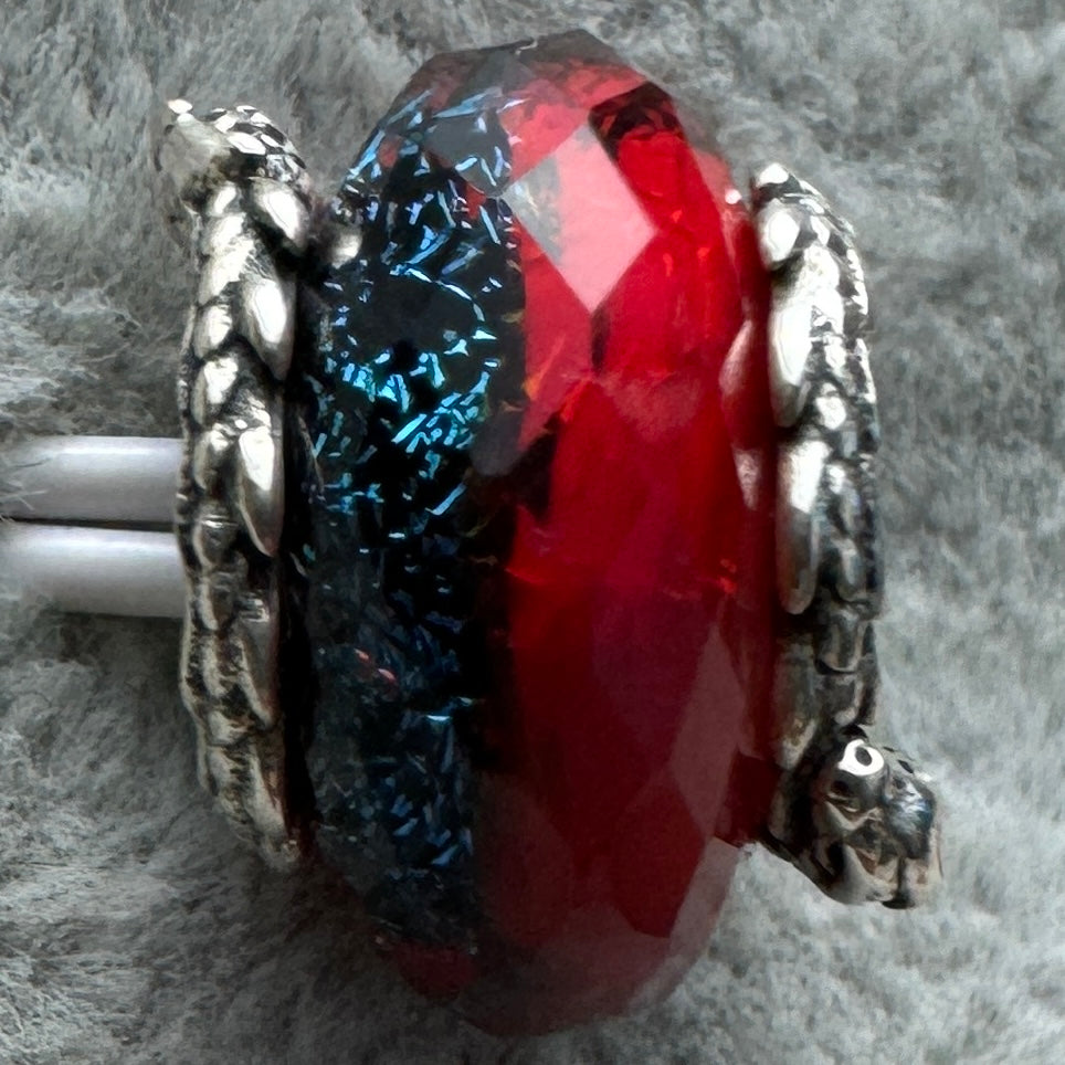 Charm Murano Doble Dragones De Hielo y Fuego Game Of Thrones