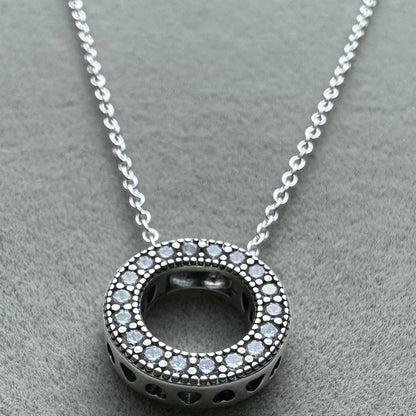 Collar Círculo Con Brillo 45 cm (Ajustable A 42 y 39 cm)