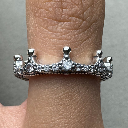Anillo Corona Pavé