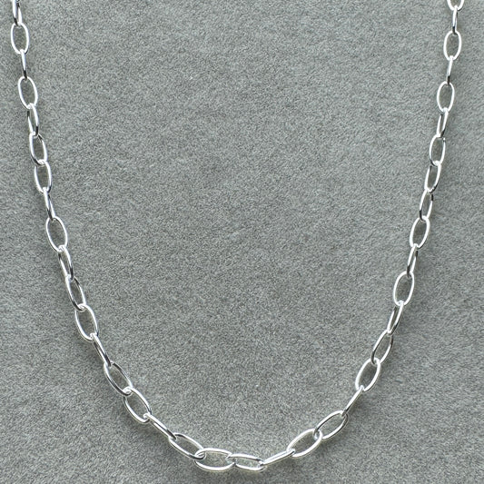 Collar De Eslabones Minis 45 cm (Ajustable Al Largo Deseado)