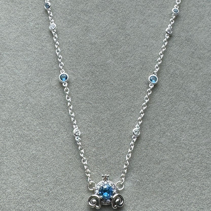 Collar Carruaje De La Princesa Cenicienta Disney 45 cm (Ajustable A 43 y 41 cm)