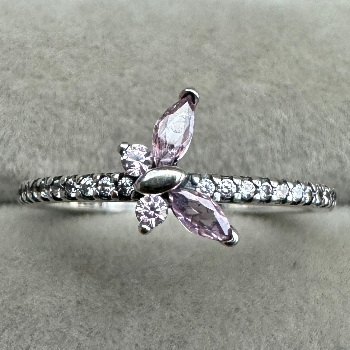 Anillo Mariposa Rosa