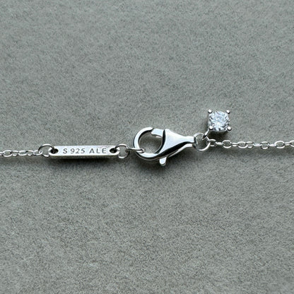 Collar Corazón Rojo Y Transparente Brillante 45 cm (Ajustable A 44, 42 Y 39 cm)