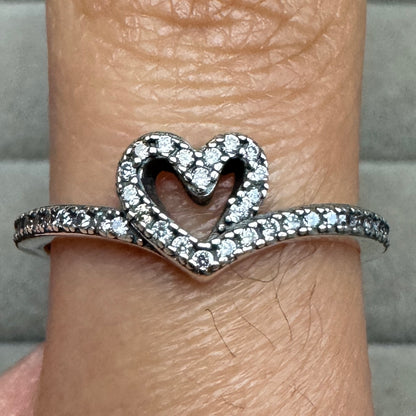 Anillo Corazón Forma Libre