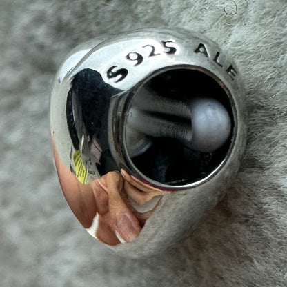 Charm Corazón Zirconia Rojo Bajito