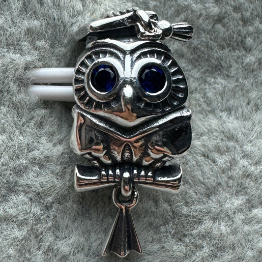 Charm Búho Graduado