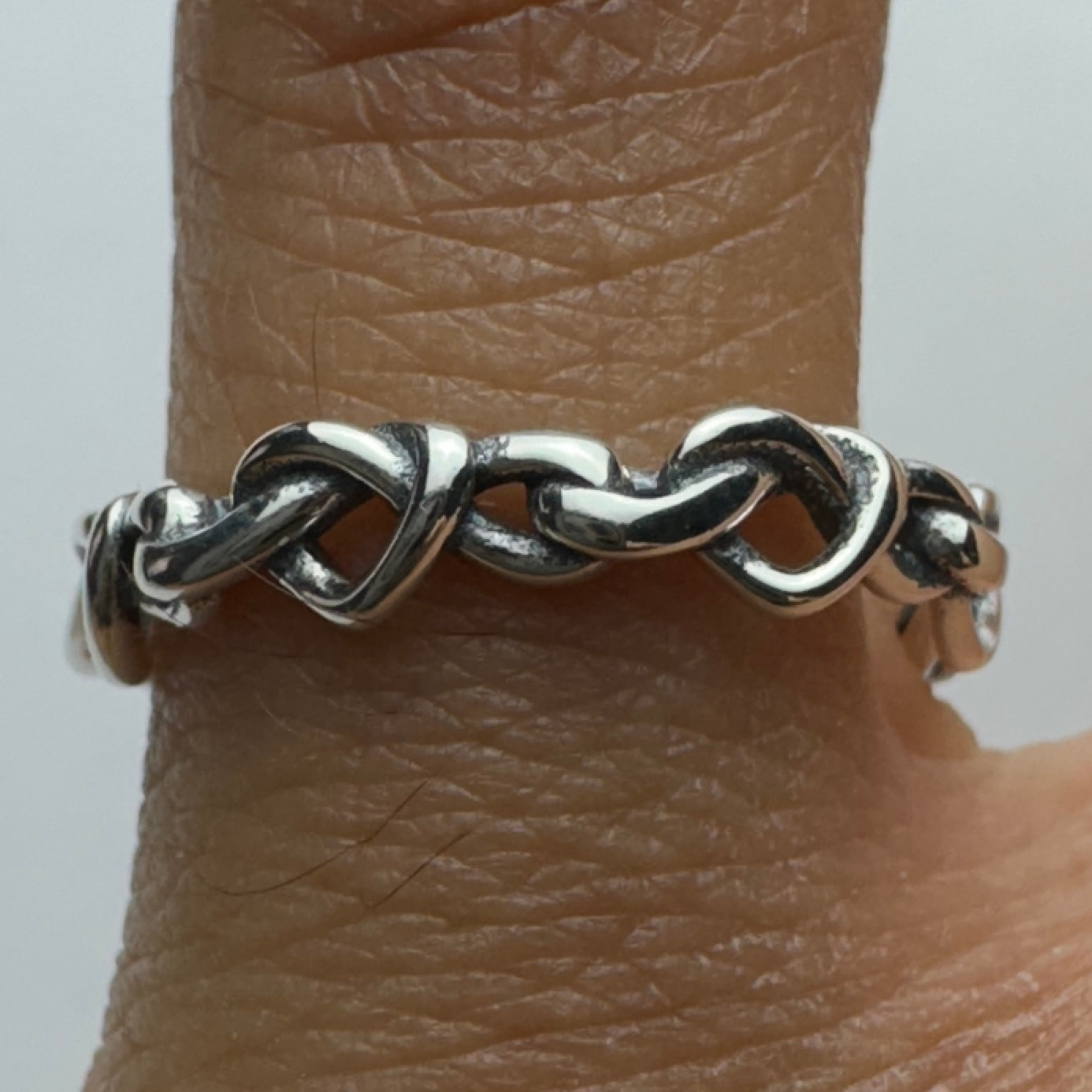 Anillo Corazones Entrelazados