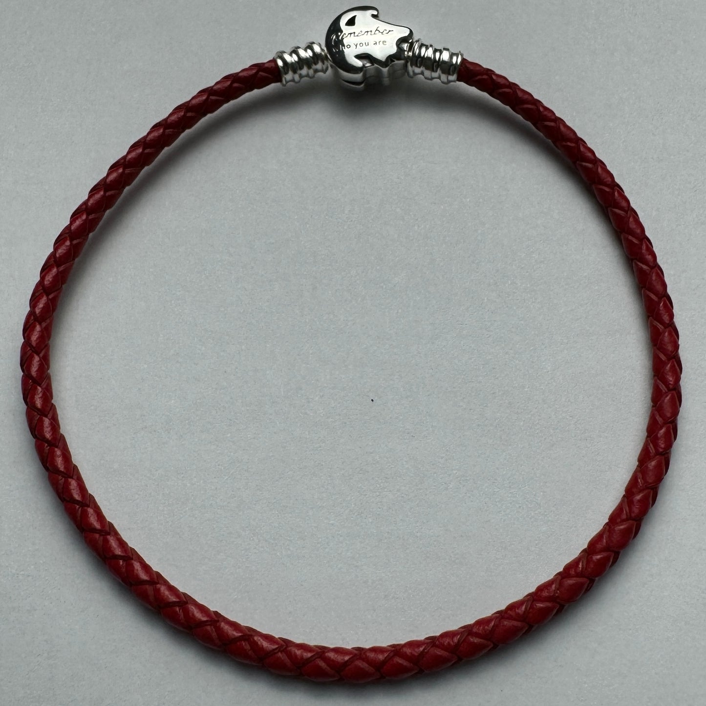 Brazalete Cuero Rojo Cierre Rey León Disney