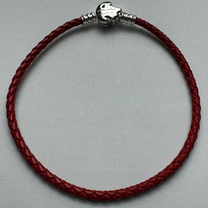 Brazalete Cuero Rojo Cierre Rey León Disney