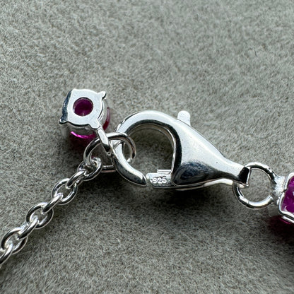 Brazalete Tenis Rosa Brillante