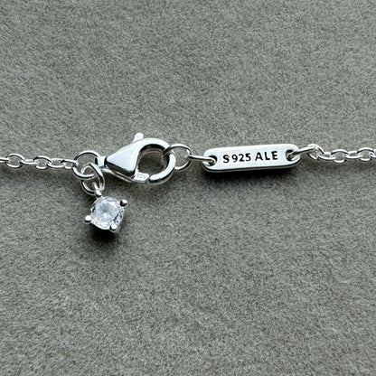 Collar Insignia Redonda En Pavé 45 cm (Ajustable A 44 Y 41 cm)